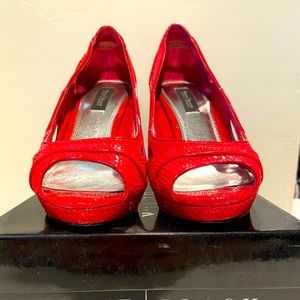 Whbm pink heels size 6 excellent condition with box